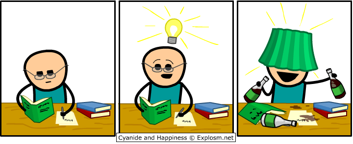 Cyanide & Happiness (Thought Process)
