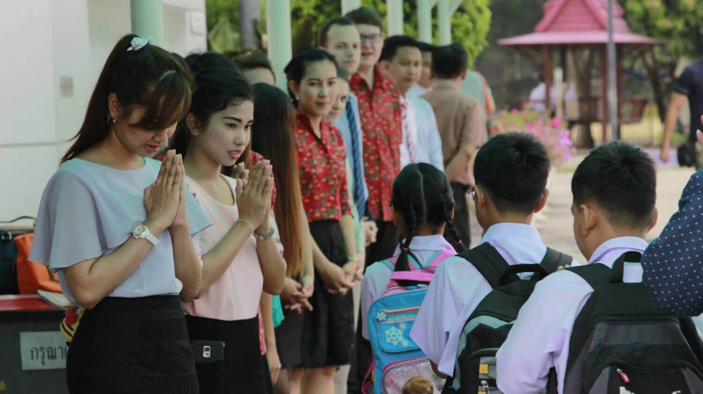 Gate Duty at a Thais school