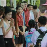 Gate Duty op een Thaise openbare school