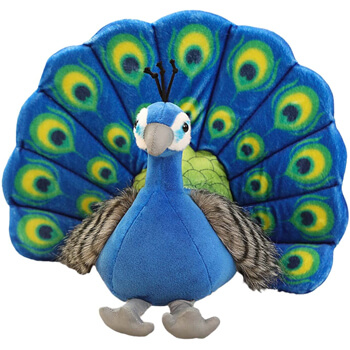 Peacocks Blue Peacock Stuffed Animal